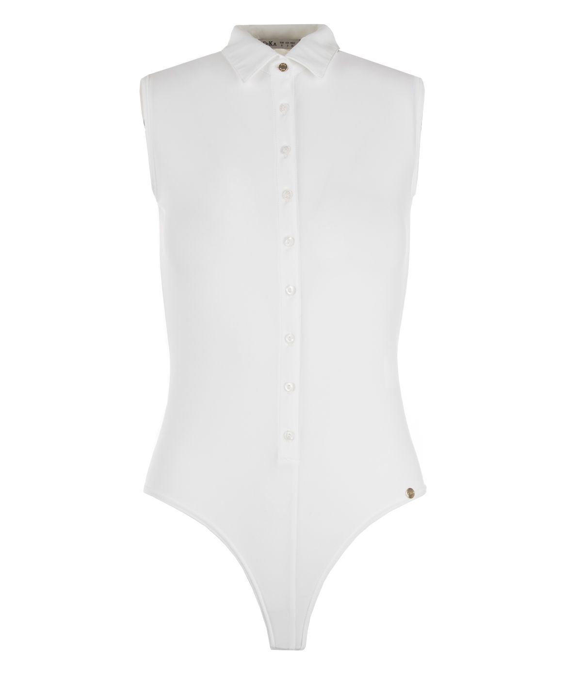 Sleeveless bodysuit shirt-type 0